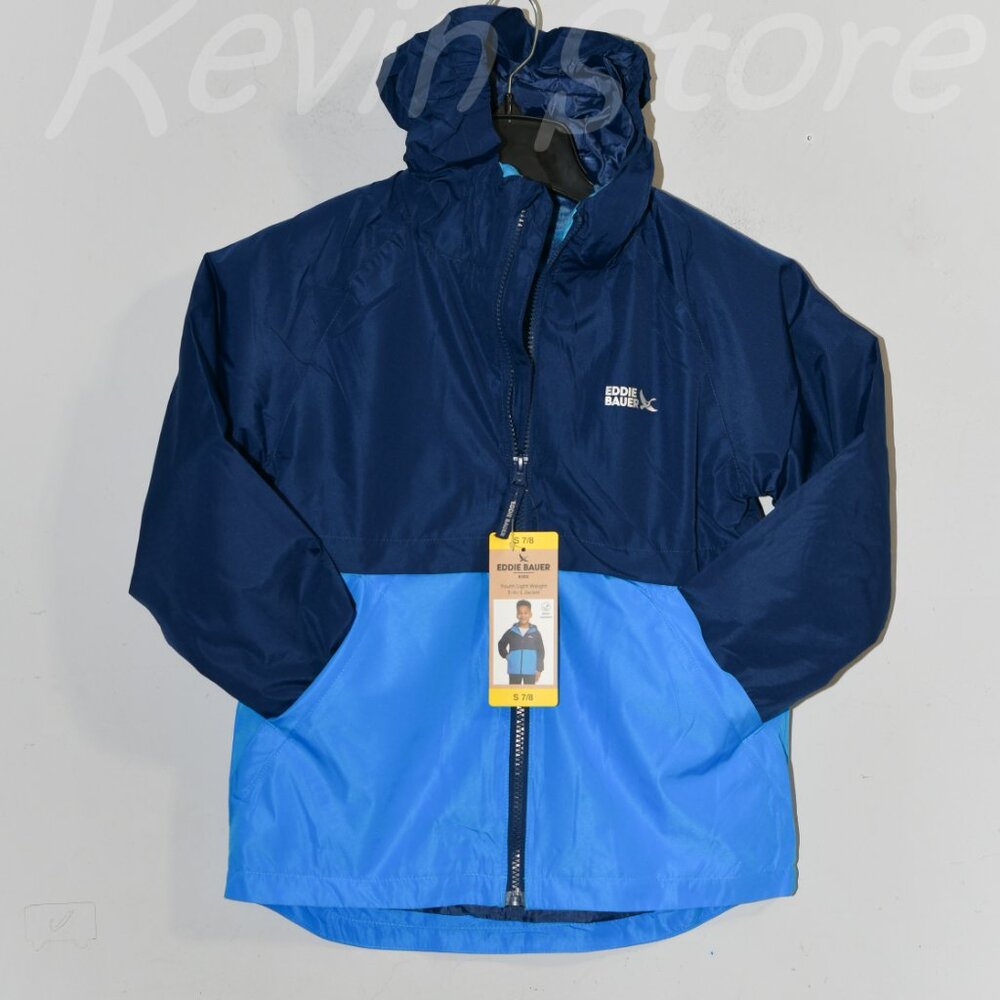 Eddie Bauer Youth 3-in-1 Jacket : Inner Fleece Liner Water Resistant
